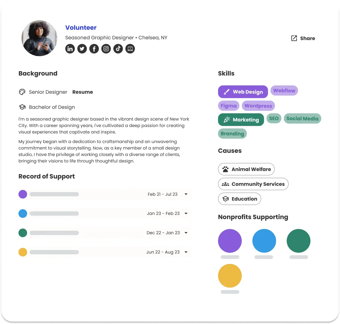 Volunteer Profile