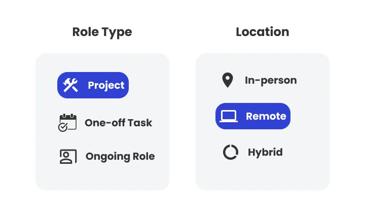 Volunteer pick preferences